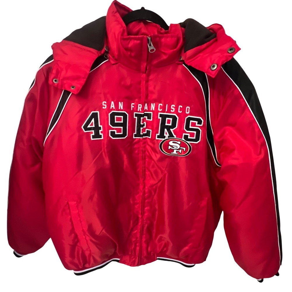 San Francisco 49ers Vintage Giii Jacket Detachable Hood Polyester
Mens XL